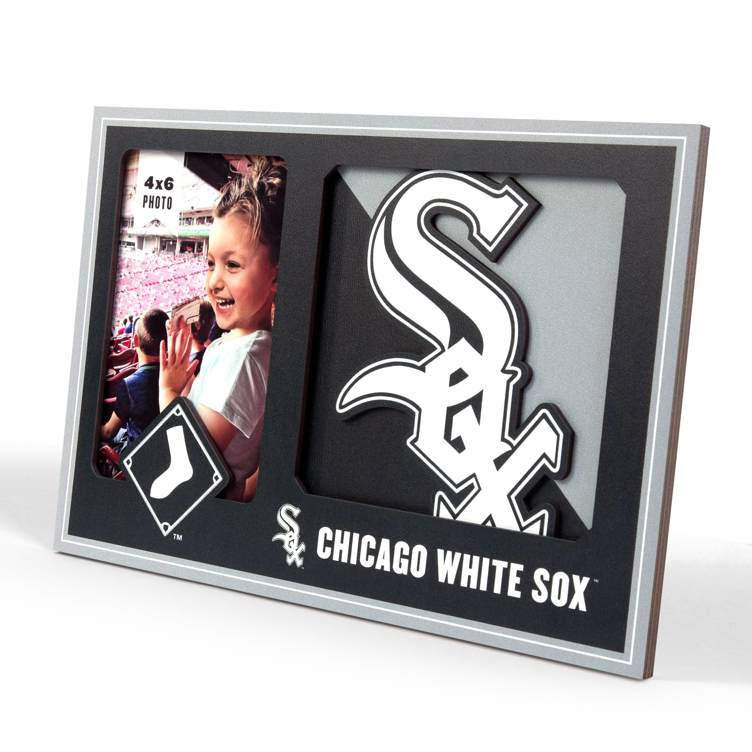 Chicago White Sox 3D Logo Picture Frame