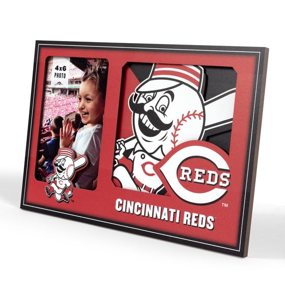 Cincinnati Reds 3D Logo Picture Frame