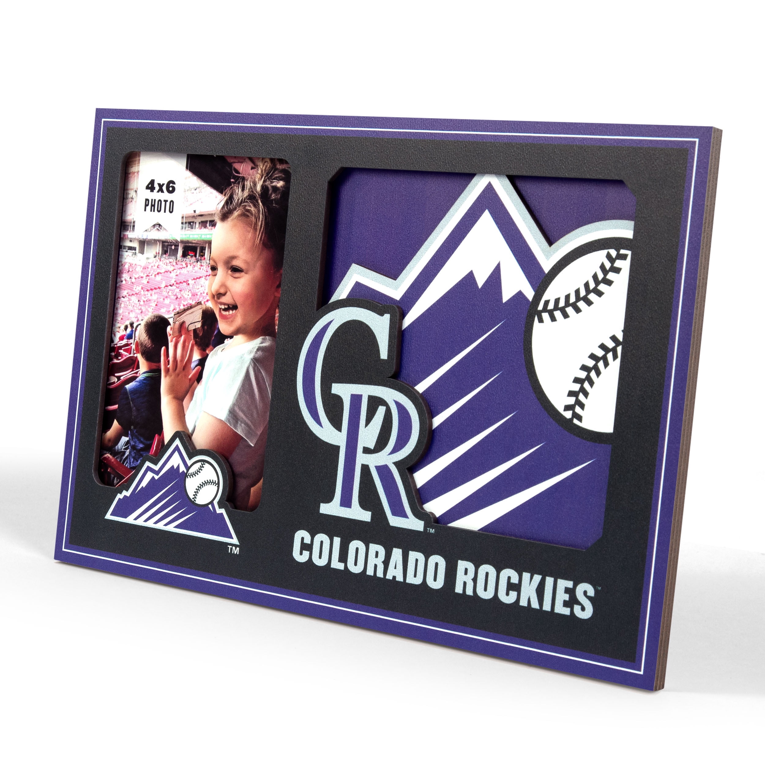 Colorado Rockies 3D Logo Picture Frame