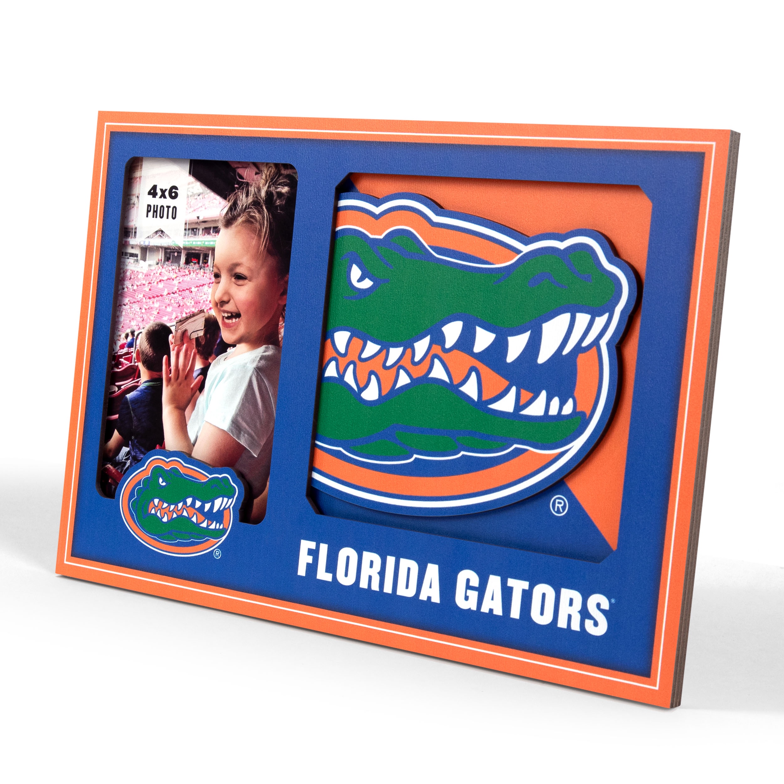 Florida Gators 3D Logo Picture Frame