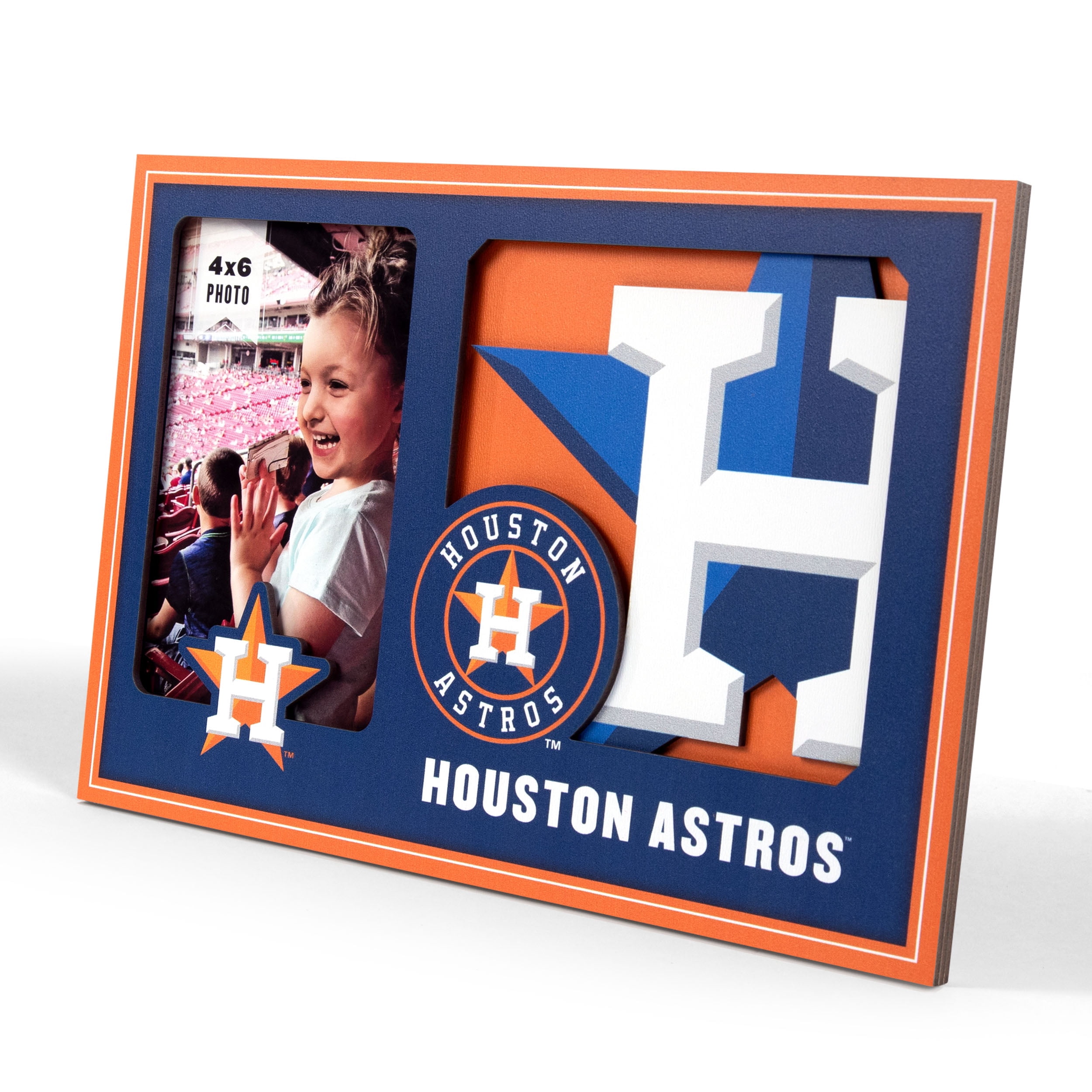 Houston Astros 3D Logo Picture Frame