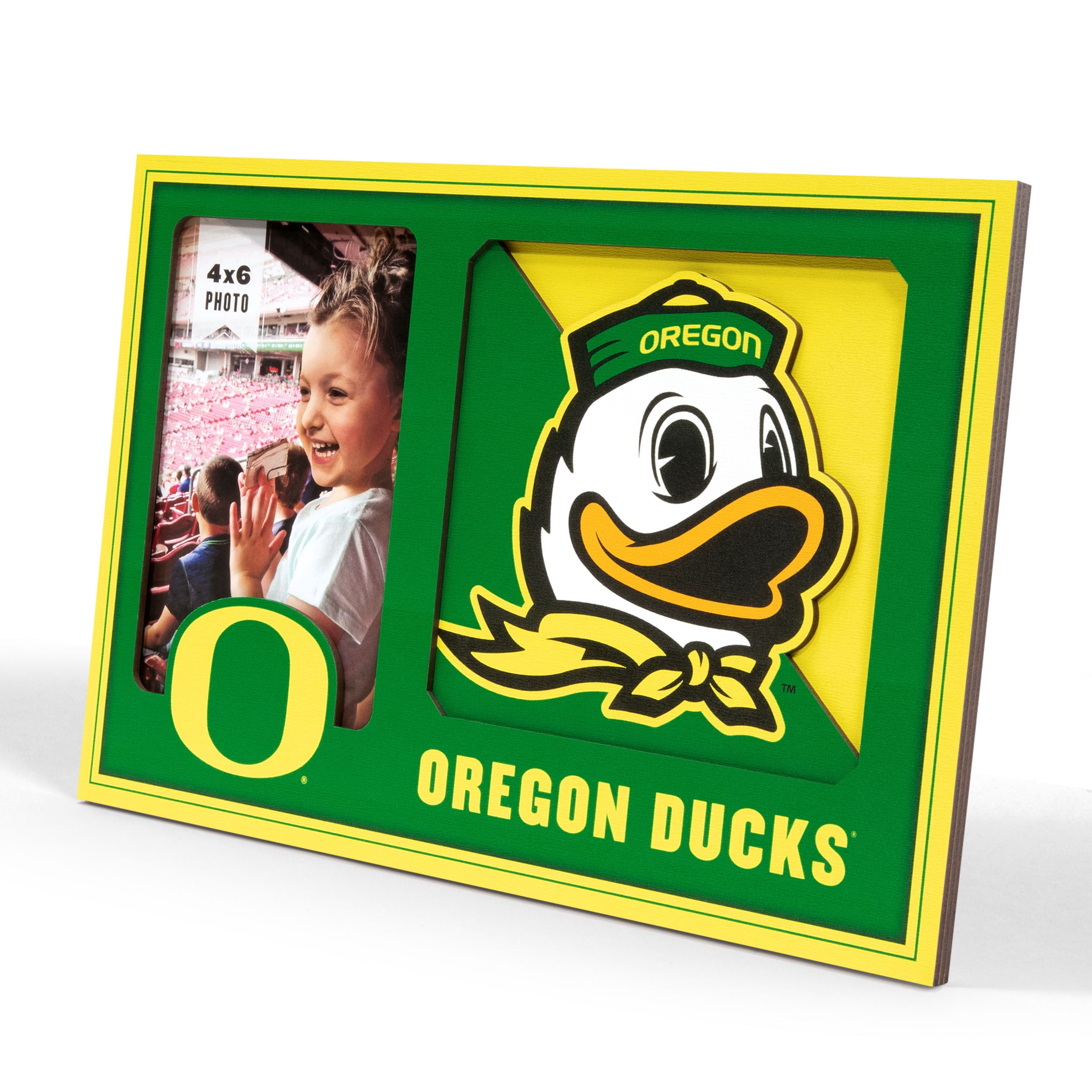 Oregon Ducks 3D Logo Picture Frame