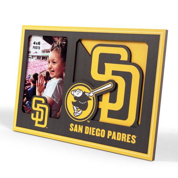San Diego Padres 3D Logo Picture Frame