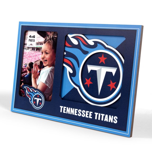 Tennessee Titans 3D Logo Picture Frame