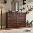 thumbnail image 1 of YouTrend Rustic 9-Drawer Wood Dresser, Large Storage Chest Organizer with Metal Handles for Bedroom, Living Room, Farmhouse Style Furniture,Brown, 1 of 1