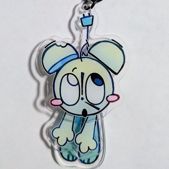 YouTube Content Creator Moving Acrylic Keychain 2.5in Character Cute Fan Art Bag Charm
