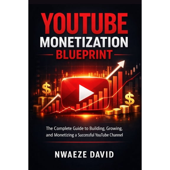 YouTube Monetisation Blueprint: The Complete Playbook for Building a Profitable Channel - From Zero to Full-Time Income, (Paperback)