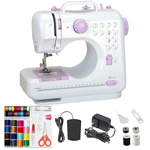 YouYeap 12 Stitches Sewing Machine Multi-Functional Mini Portable Sewing Machine