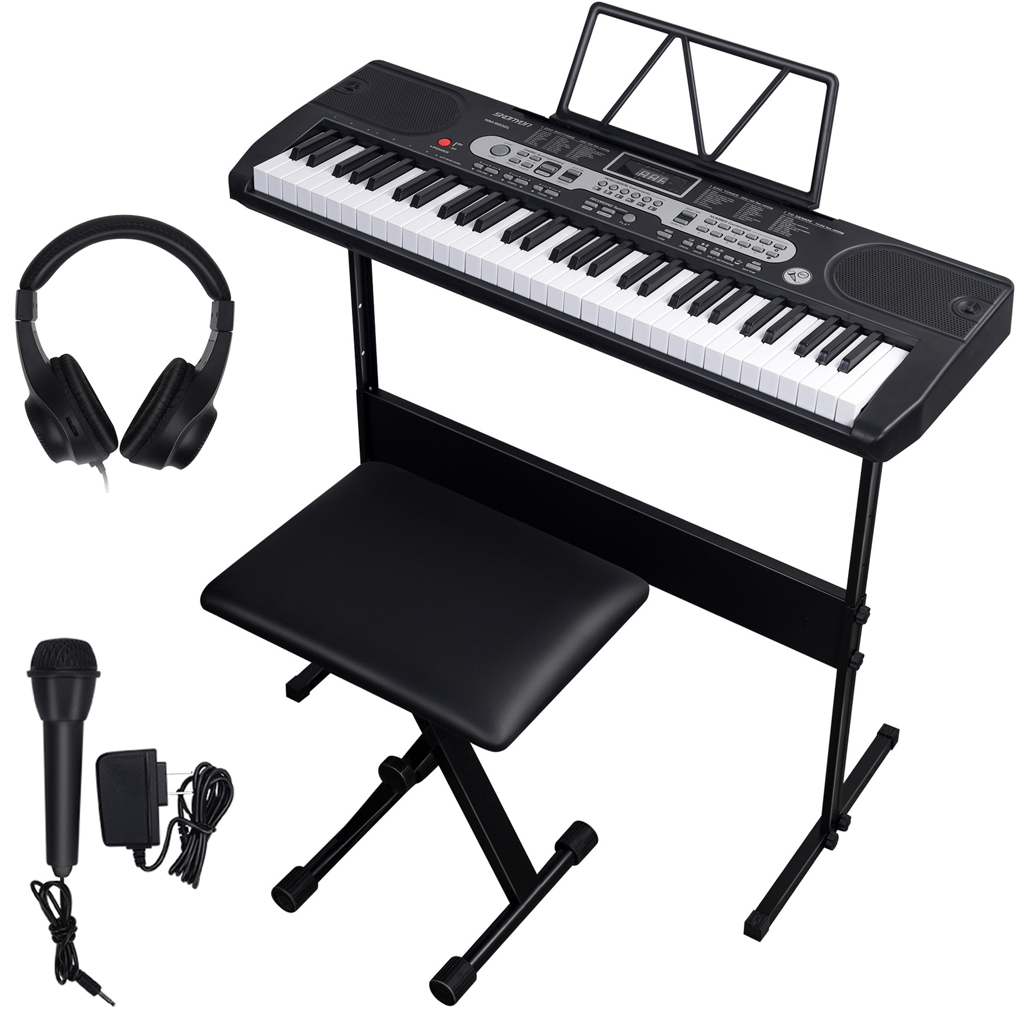Elegantoss 37 Key Electronic Organ Keyboard Piano, Great Multifunction