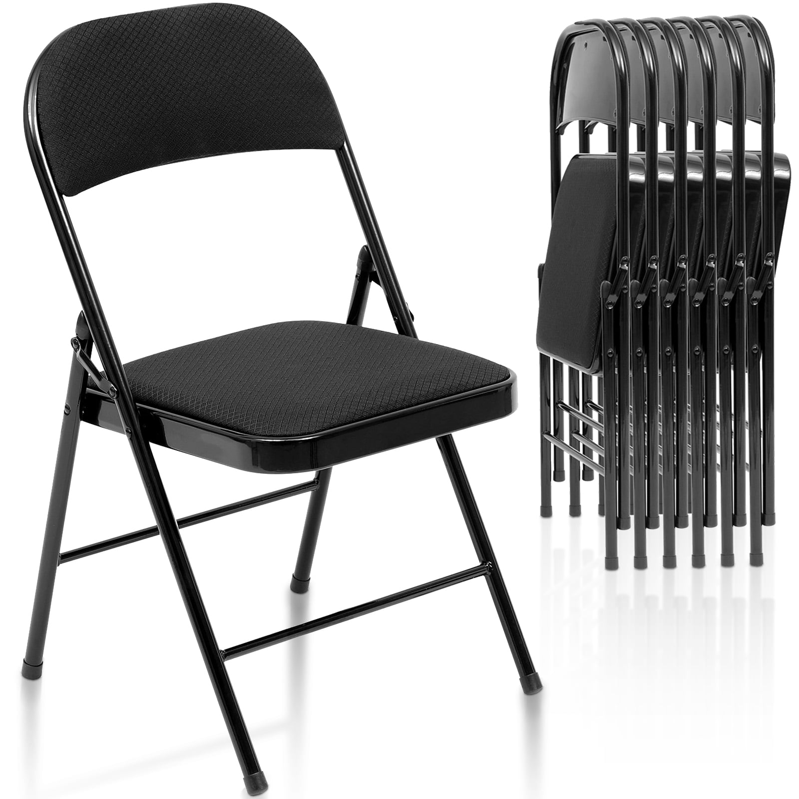 Black folding 2024 chairs walmart
