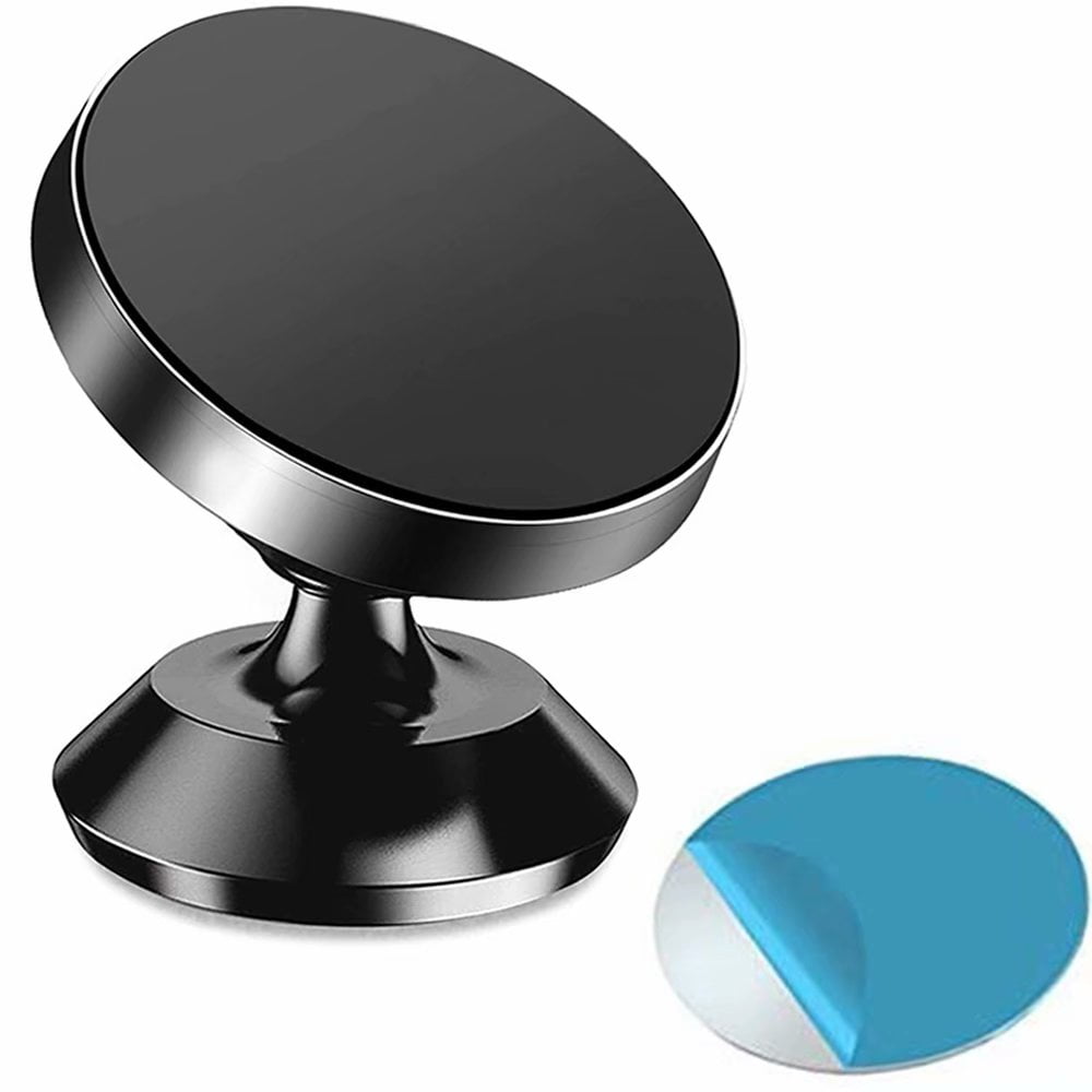 YouYeap Magnetic Phone Car Mount Universal Dashboard Cell Phone Holder for Car Compatible with All Smartphones (Black)