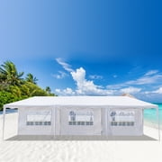 YouYeap Patio Tent 10'x30' Party Tent with 5 Removable Side Walls