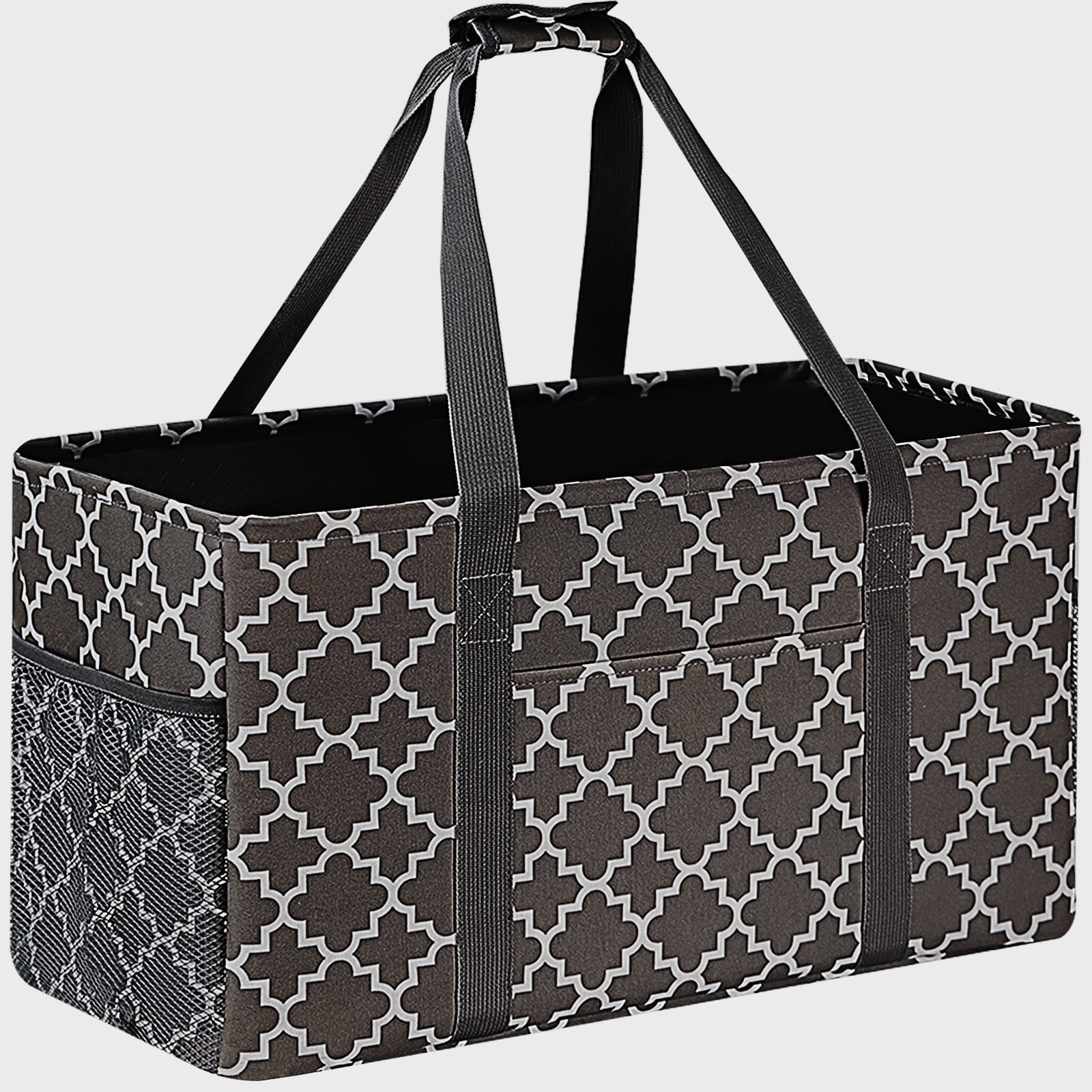 Youfenhome Stand Up Extra Large Utility Tote Bag with Metal