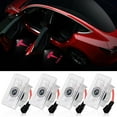 thumbnail image 1 of Yougalando Never Fade Car CM31&nbsp;Door Lights Logo Projector for Tesla Puddle Lights LED Compatible with 2016-2023 Model 3/Y/S/X Accessories Ultra-Bright Step Welcome Ghost Shadow (4PCS-Red), 1 of 3
