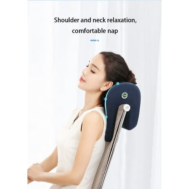 TËDrésco Memory Foam Office Chair Headrest with Neck and Head Support, Blue