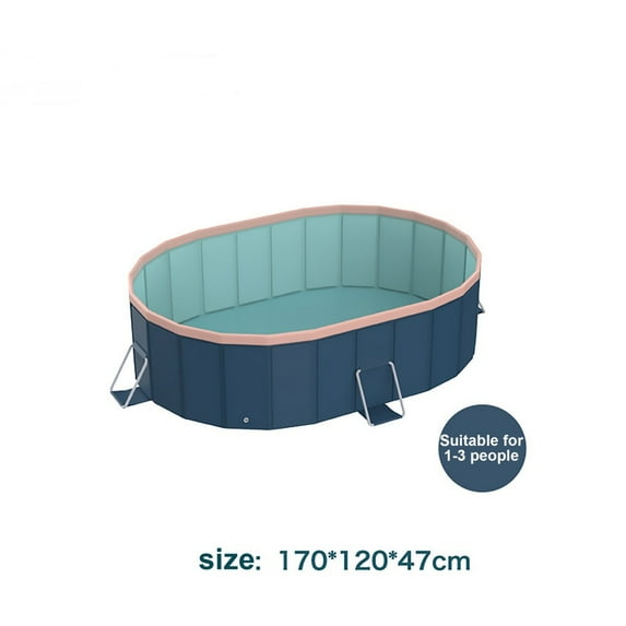 Yougu 1.8m PVC Folding Pool (not inflatable) Bathes, Suitable For Outdoor Patio Beach Garden