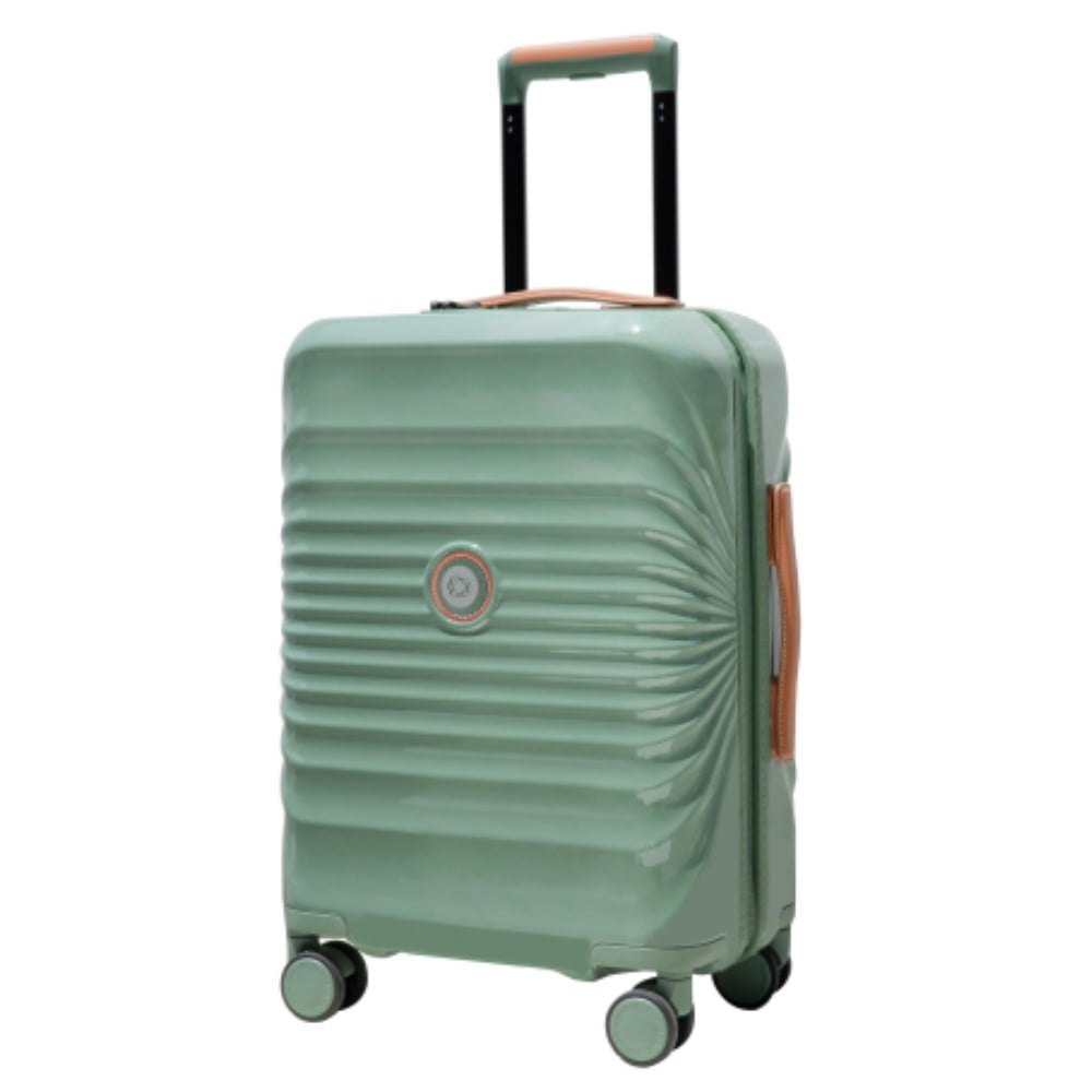 Yougu 24" Carry on Luggage Lightweight Suitcase TSA Lock USB,Green