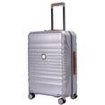 thumbnail image 1 of Yougu 24" Carry on Luggage Lightweight Suitcase TSA Lock USB,Silver, 1 of 9