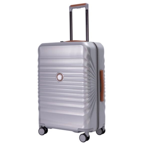 Yougu 24" Carry on Luggage Lightweight Suitcase TSA Lock USB,Silver