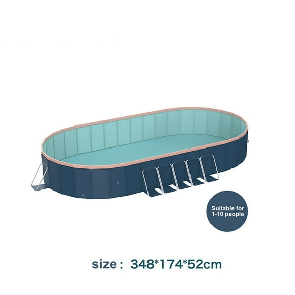 Yougu 3.65m PVC Folding Pool (not inflatable) Bathes, Suitable For Outdoor Patio Beach Garden