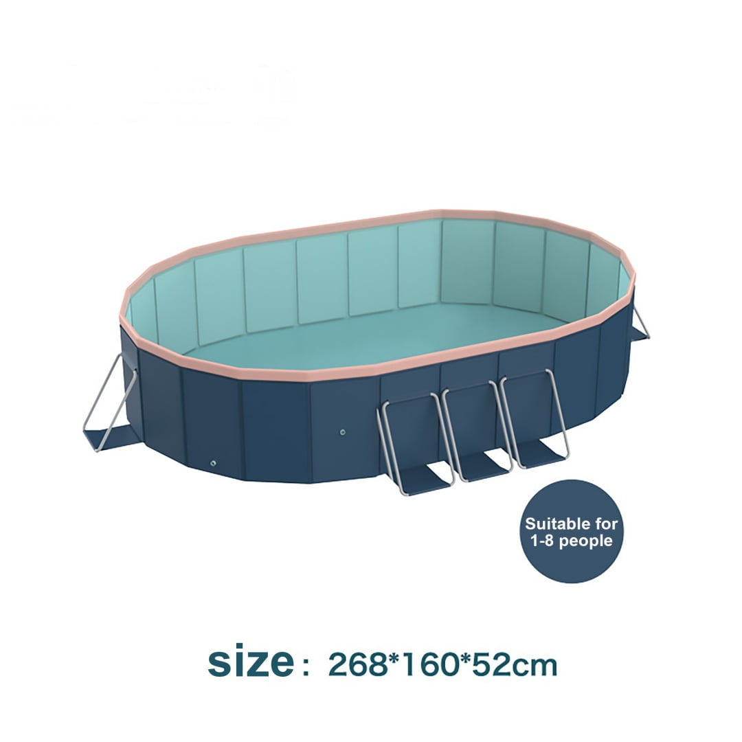 Yougu 3m PVC Folding Pool (not inflatable) Bathes, Suitable For Outdoor Patio Beach Garden