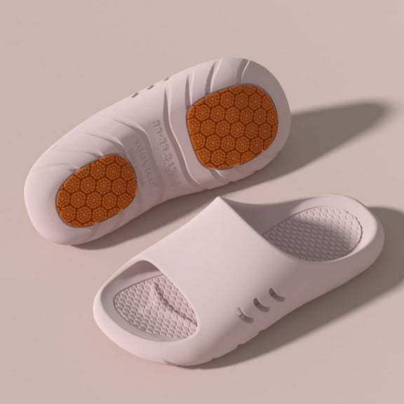 Yougu EVA Non-slip Thick-soled Bathroom Slippers, Suitable for Men and Women,Purple