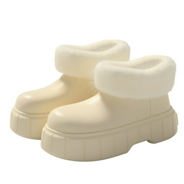 Yougu Women's House Slippers, Waterproof Garden Boots , Beige, EU 40-41 US 9-10
