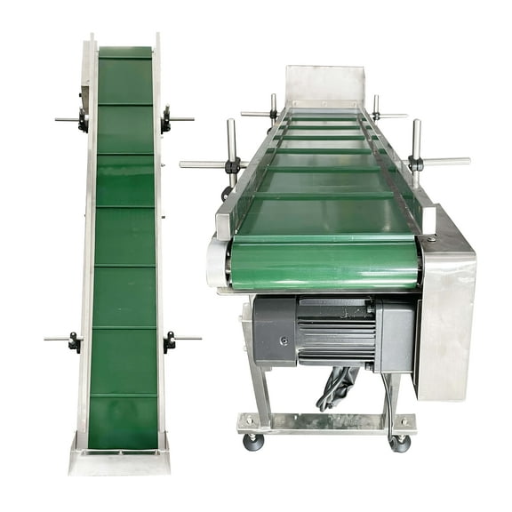 Youlian 1.5M Conveyor Packaging Discharge Hopper Belt Width Lifting Height for industrial transport