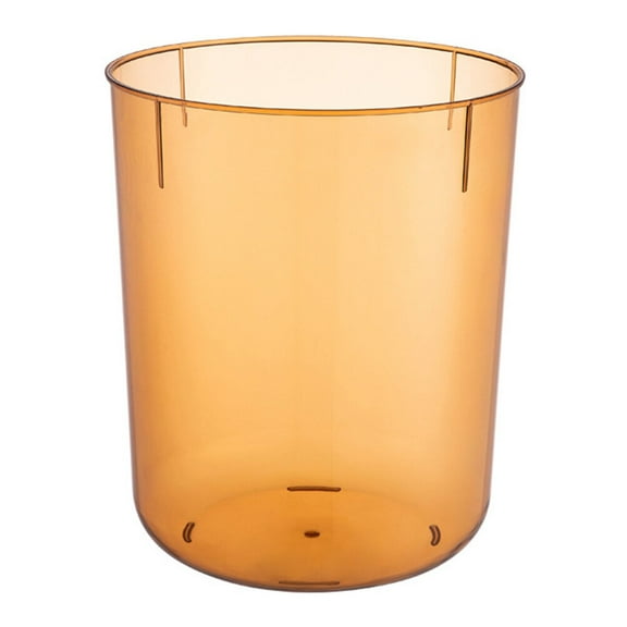 Youliang 14L Clear Trash Can Garbage Container Bin Waste Basket Rubbish Storage Bin