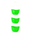 thumbnail image 1 of Youliang 3-Tier Shower Bathroom Hanging Basket Rack Kitchen Storage Organizer (Green), 1 of 4