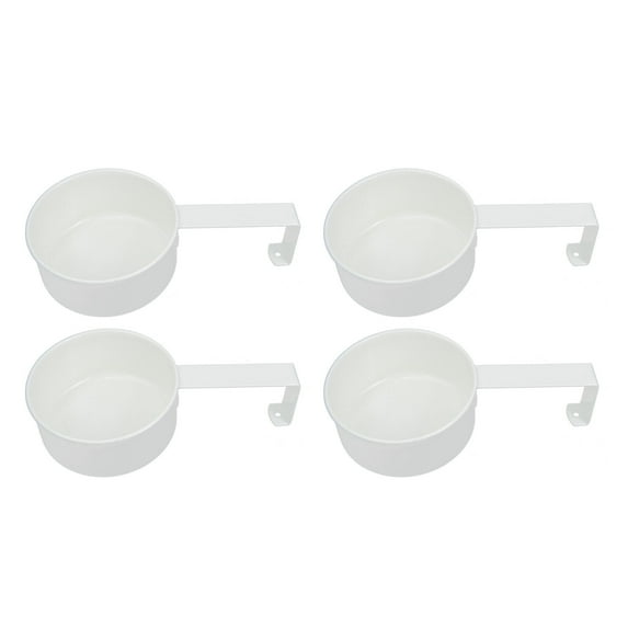 Youliang 4pcs Stackable Stainless Steel Measuring Cups & Spoons Set White