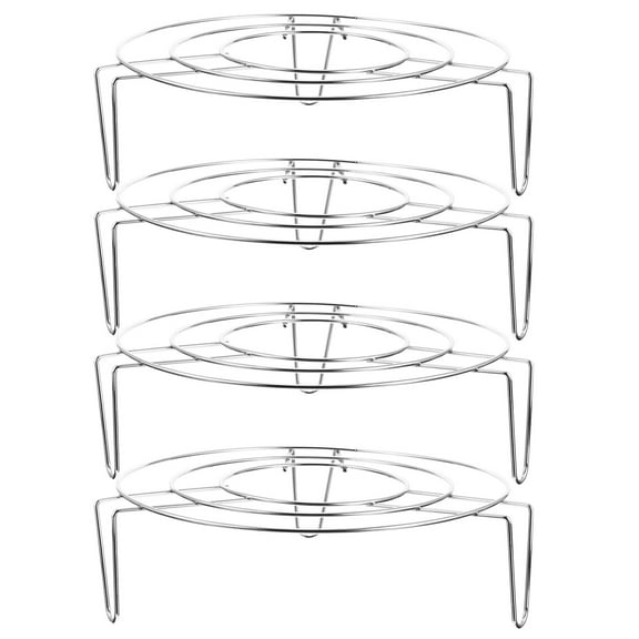 Youliang 4pcs Stainless Steel Canning Rack Pressure Cooker Canner Steamer Stand