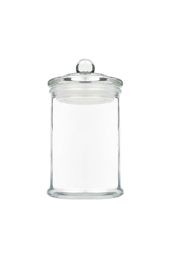 750ml Glass Apothecary Jars for Bathroom Storage