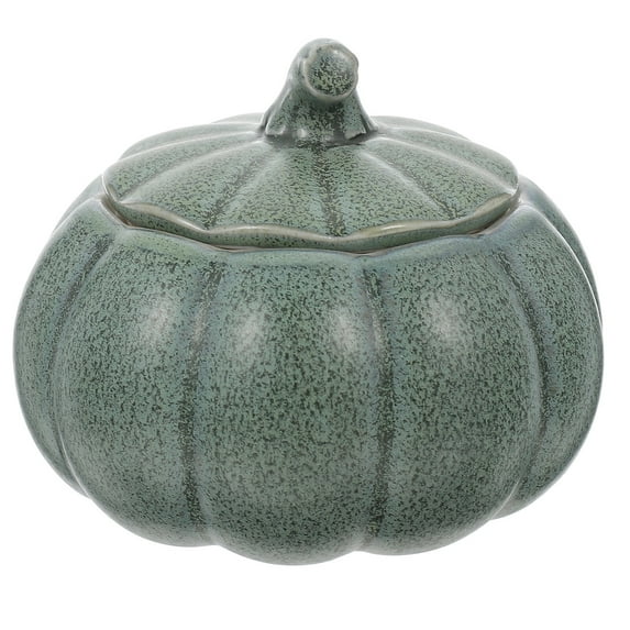Youliang Pumpkin Ceramic Candy Jar for Halloween & Thanksgiving