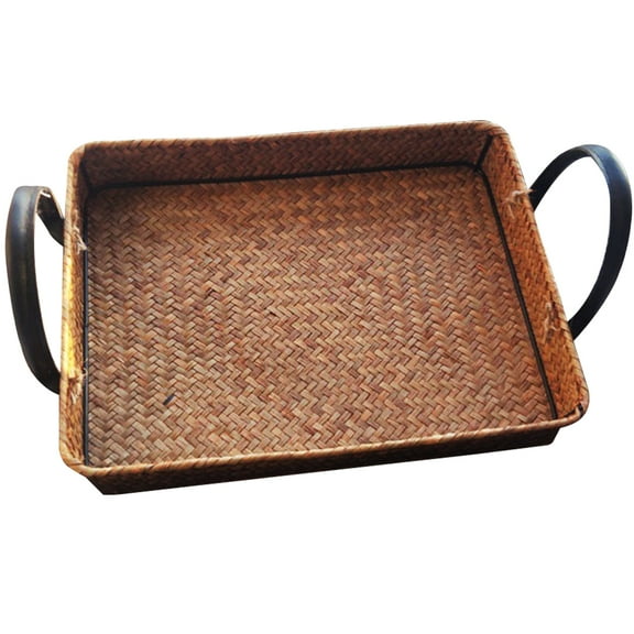 DINHEAROM Wicker Basket for Home Decor 1Set