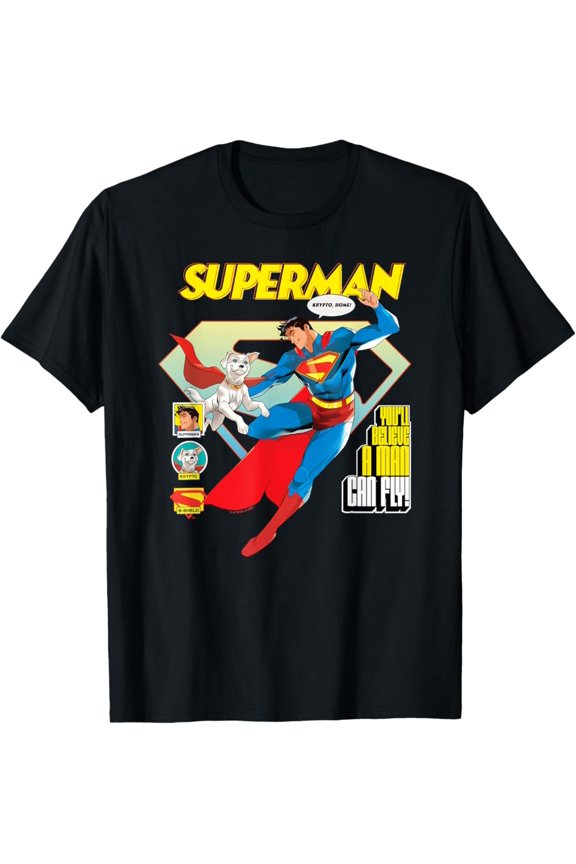 Youll Believe A Man Can Fly Poster T-Shirt