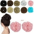 thumbnail image 1 of Youloveit 2PCS Messy Bun Hair Hairpiece Scrunchies Wavy Messy Synthetic Chignon Hairpiece for Women Hair pieceUpdo Bun Extensions, 1 of 8