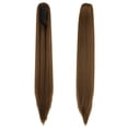 thumbnail image 1 of Youloveit Black Ponytail Hair Extensions Claw Ponytail Extensions Hair Piece for Women Straight Synthetic Heat-Resisting 21 Inch Long Pony Tail Hair Extensions, 1 of 6
