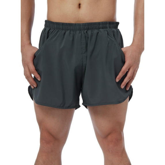 Youloveit Men's Running Shorts Quick Dry Bodybuilding Workout Athletic Performance Shorts Sports Training Polyester Blend with Liner and Pocket