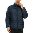 thumbnail image 1 of Youloveit Mens Big & Tall Packable Puffer Jacket Lightweight Windbreaker Packable Puffer Bubble Jacket Waterproof Rain Jacket with Zip-Up, 1 of 8