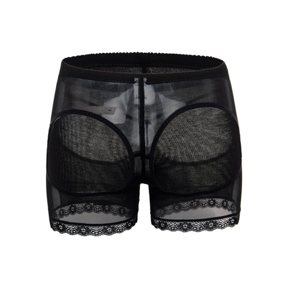 Youloveit Women's Hip Lift Shorts Body Shaping Promoter Panties Fitness Hips Enhancer Underwear Slimming Seamless Hip Shaper Abdomen Lace Trousers