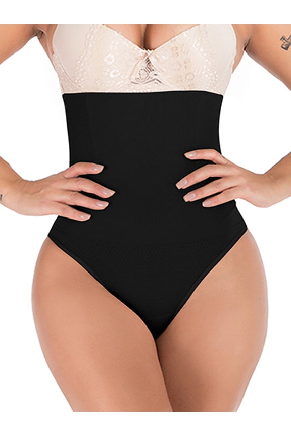 Women's Waistband Girdle Belly Slimming Sexy Thong Panties Bodysuit Shaping Underwear Tummy Control Thong Corset Slender