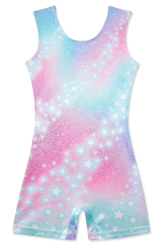 Girls Gymnastics Leotards Toddler Unitard Biketard Clothes Cute Kid Dance Outfit 2-10T