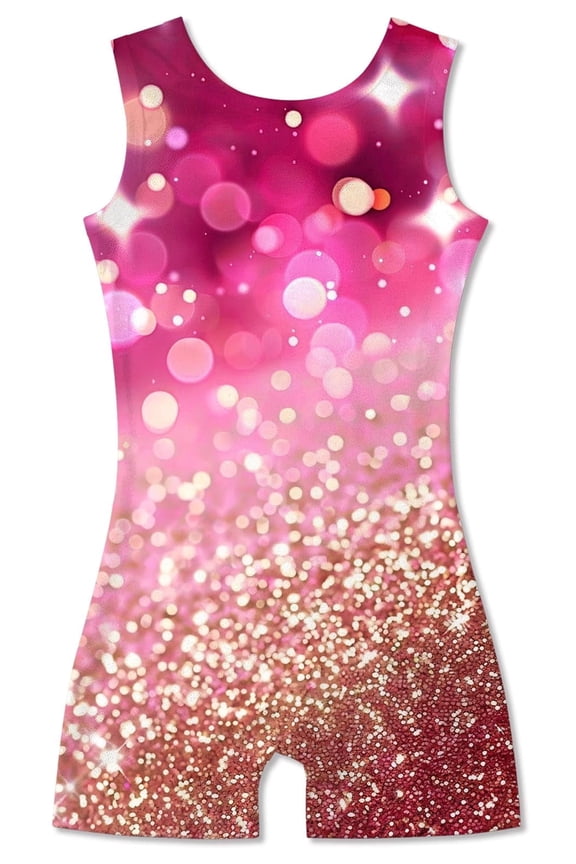 Girls Gymnastics Leotards Toddler Unitard Biketard Clothes Cute Kid Dance Outfit 2-10T