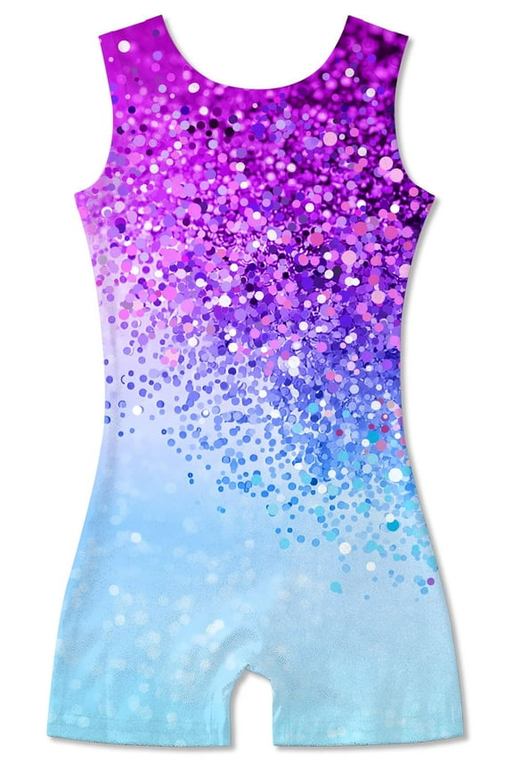Girls Gymnastics Leotards Toddler Unitard Biketard Clothes Cute Kid Dance Outfit 2-10T