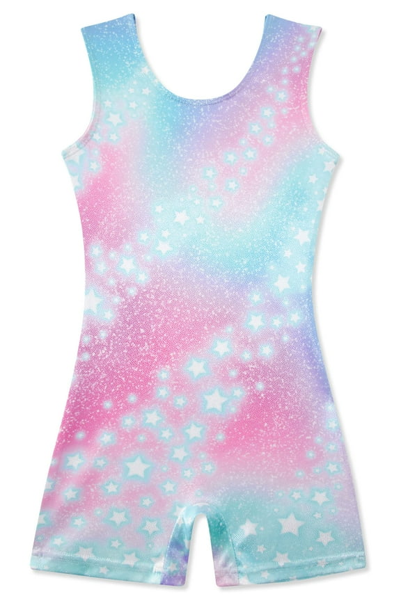 Girls Gymnastics Leotards Toddler Unitard Biketard Clothes Cute Kid Dance Outfit 2-10T