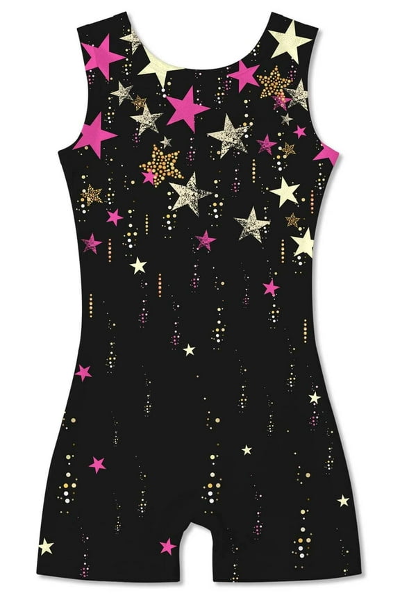 Girls Gymnastics Leotards Toddler Unitard Biketard Clothes Cute Kid Dance Outfit 2-10T