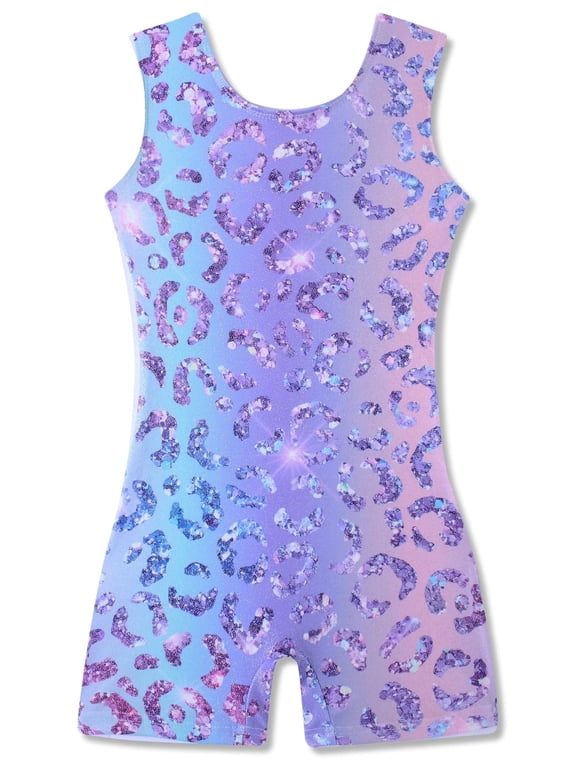 Girls Gymnastics Leotards Toddler Unitard Biketard Clothes Cute Kid Dance Outfit 2-10T