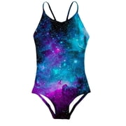 Aideaone Girls One Piece Swimsuits Quick Dry Beach Swimwear Bathing Suit 3-12 Years