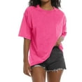 thumbnail image 1 of Aideaone Oversized Grunge Vintage t Shirts for Women Short Sleeve Cotton Casual Baggy Tees Teens Trendy Crew Neck Loose Tops, 1 of 6